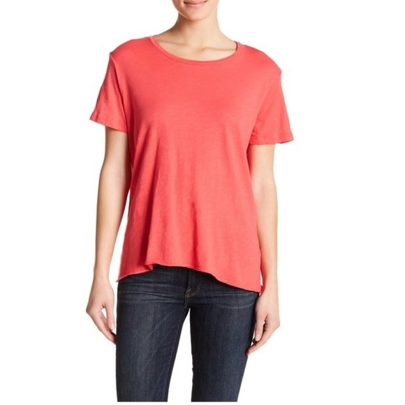 🎁 Sundry Tie Back Hi-Lo Tee - Picture 1 of 8